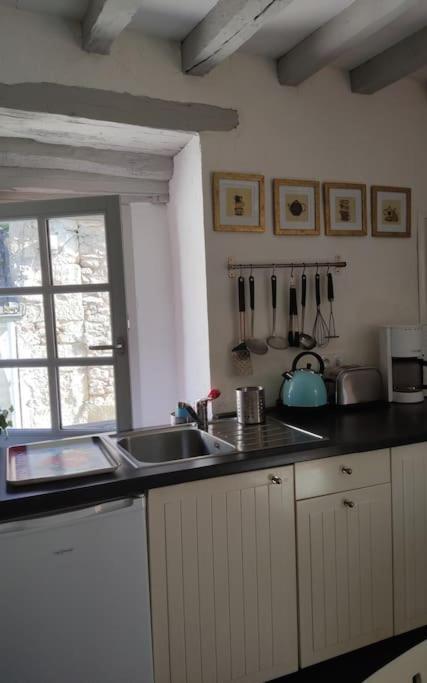 La Maisonette Du Bateau Lavoir Semur-en-Auxois Dış mekan fotoğraf